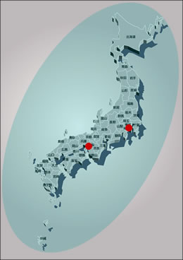 大阪（近畿圏）、東京（首都圏）はもとより、日本全国ネットワーク拠点あり！
